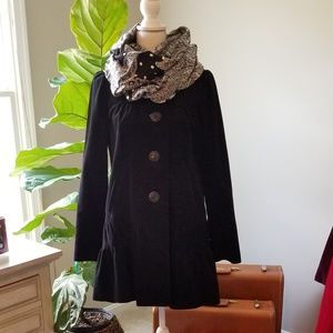 Coat with Free Scarf